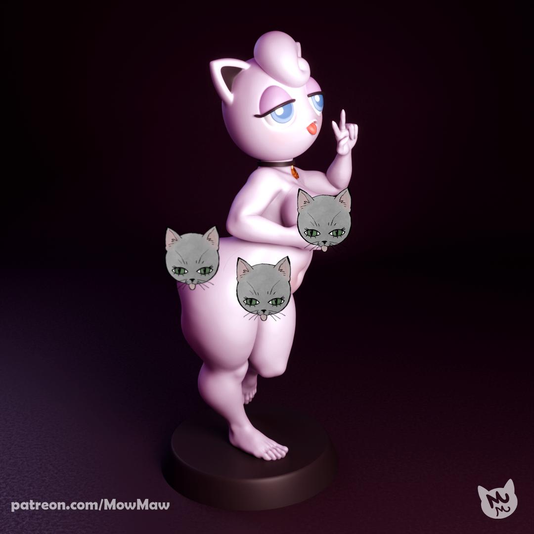 Pink Monster Girl Model Kit | Mow Maw