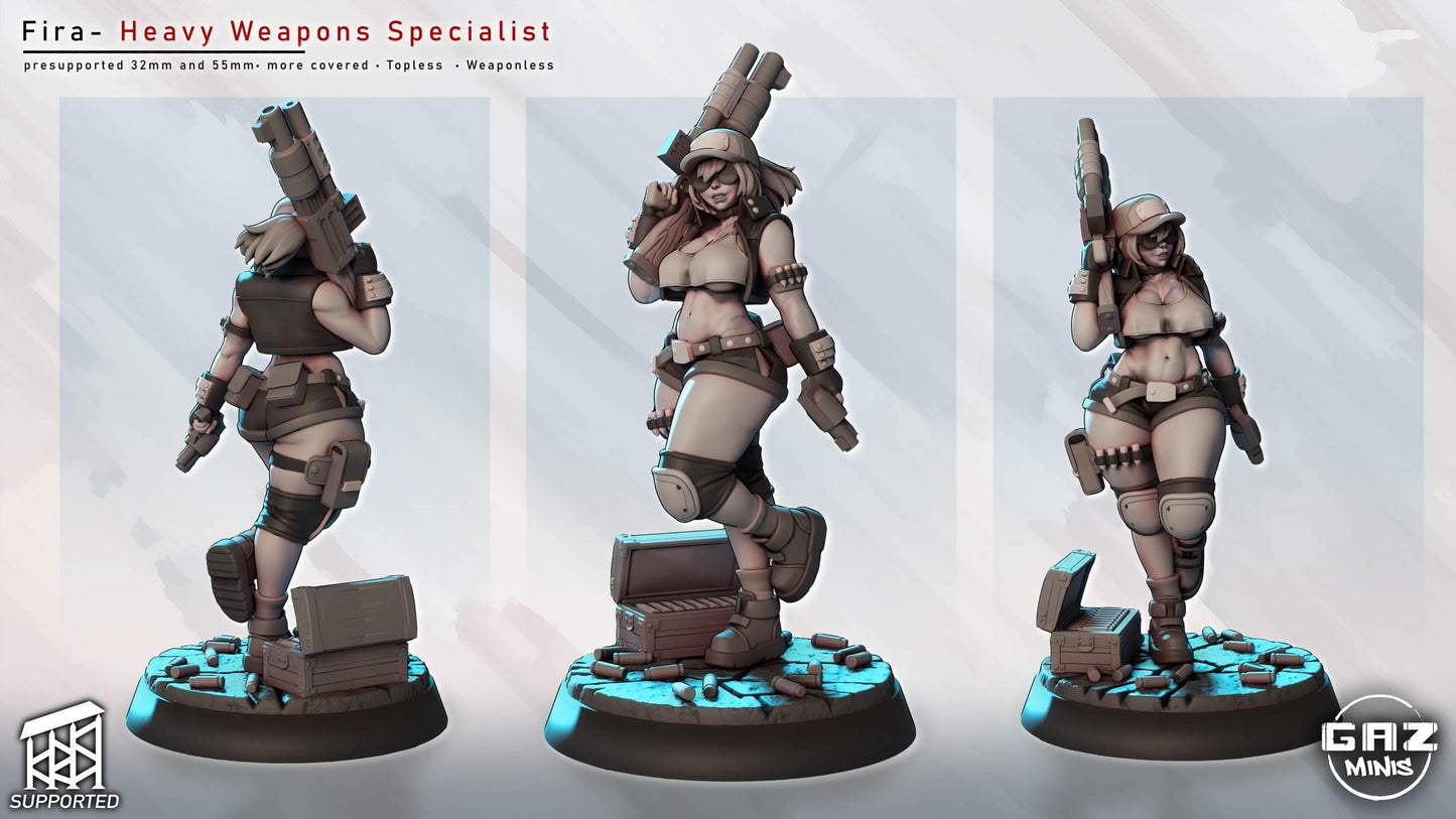Fira - Heavy Weapons Specialist | Gaz Minis