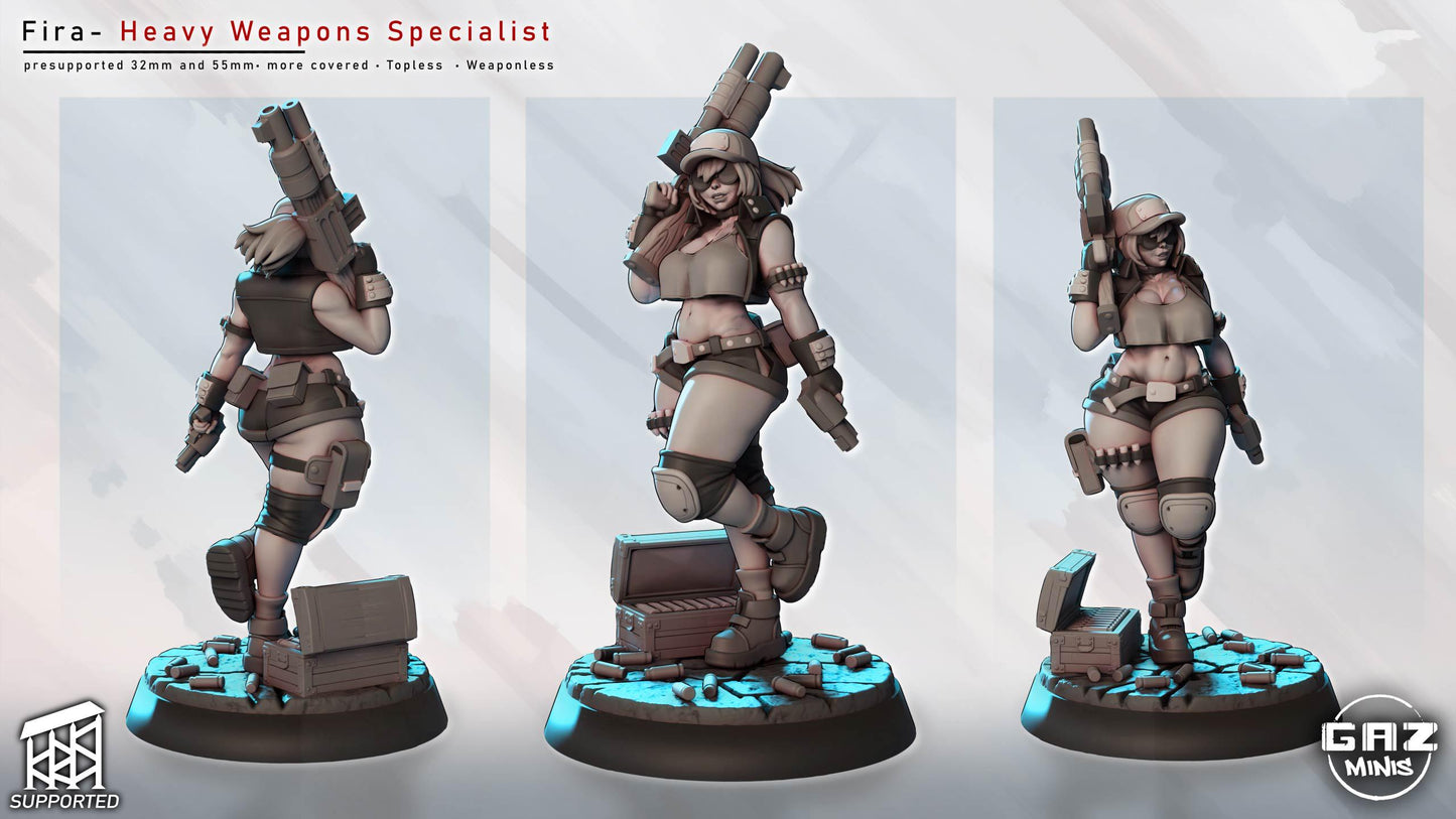 Fira - Heavy Weapons Specialist | Gaz Minis
