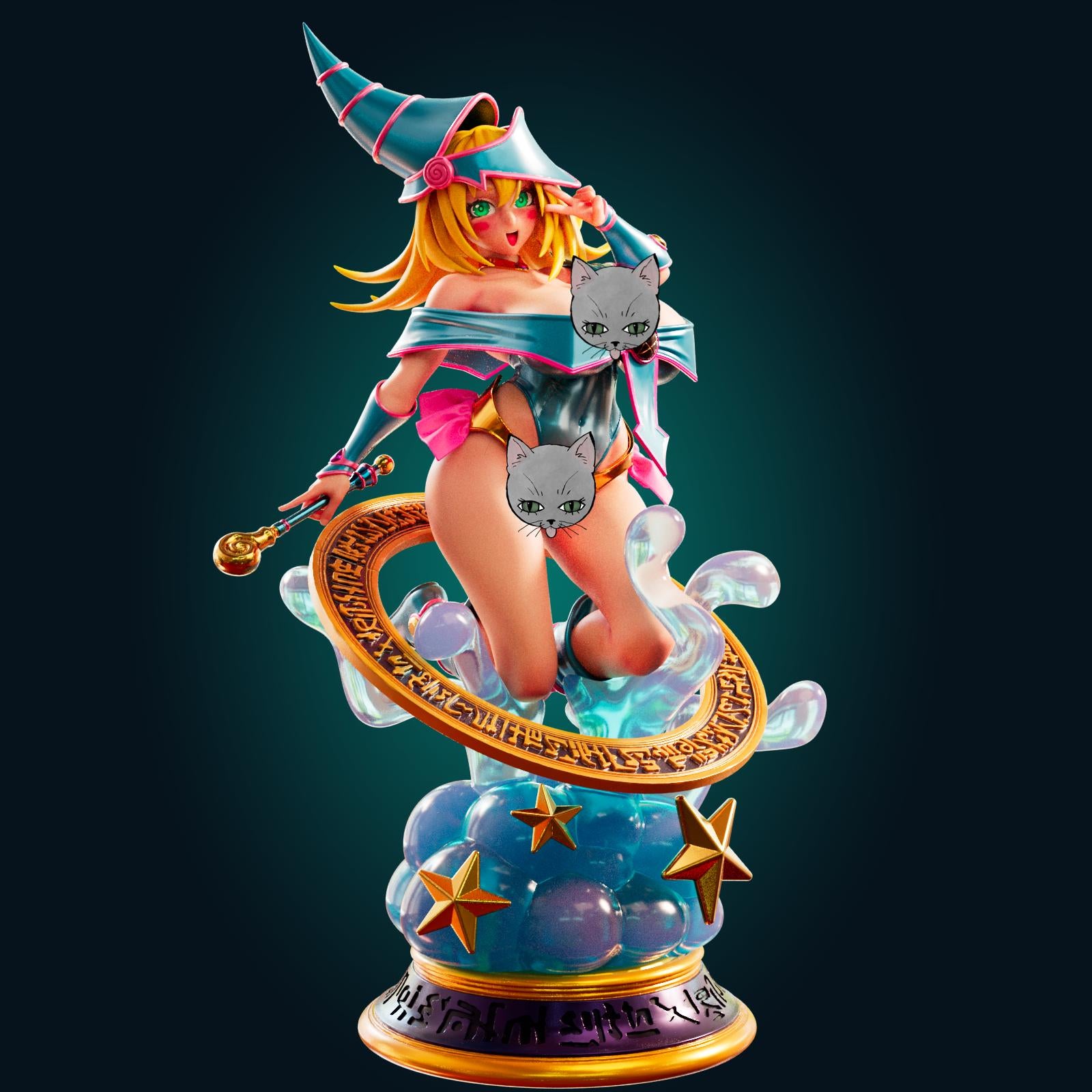 Mage Girl Model Kit | 3D Resin Printed Figurine | Officer Rhu