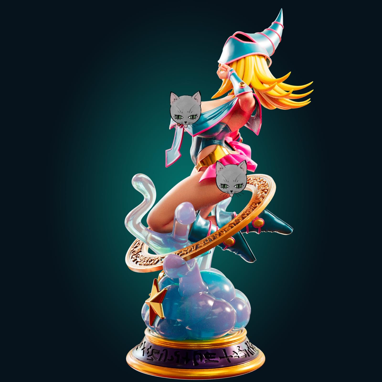 Mage Girl Model Kit | 3D Resin Printed Figurine | Officer Rhu