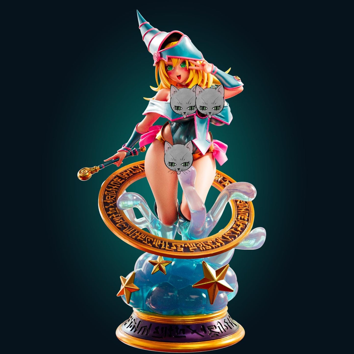 Mage Girl Model Kit | 3D Resin Printed Figurine | Officer Rhu