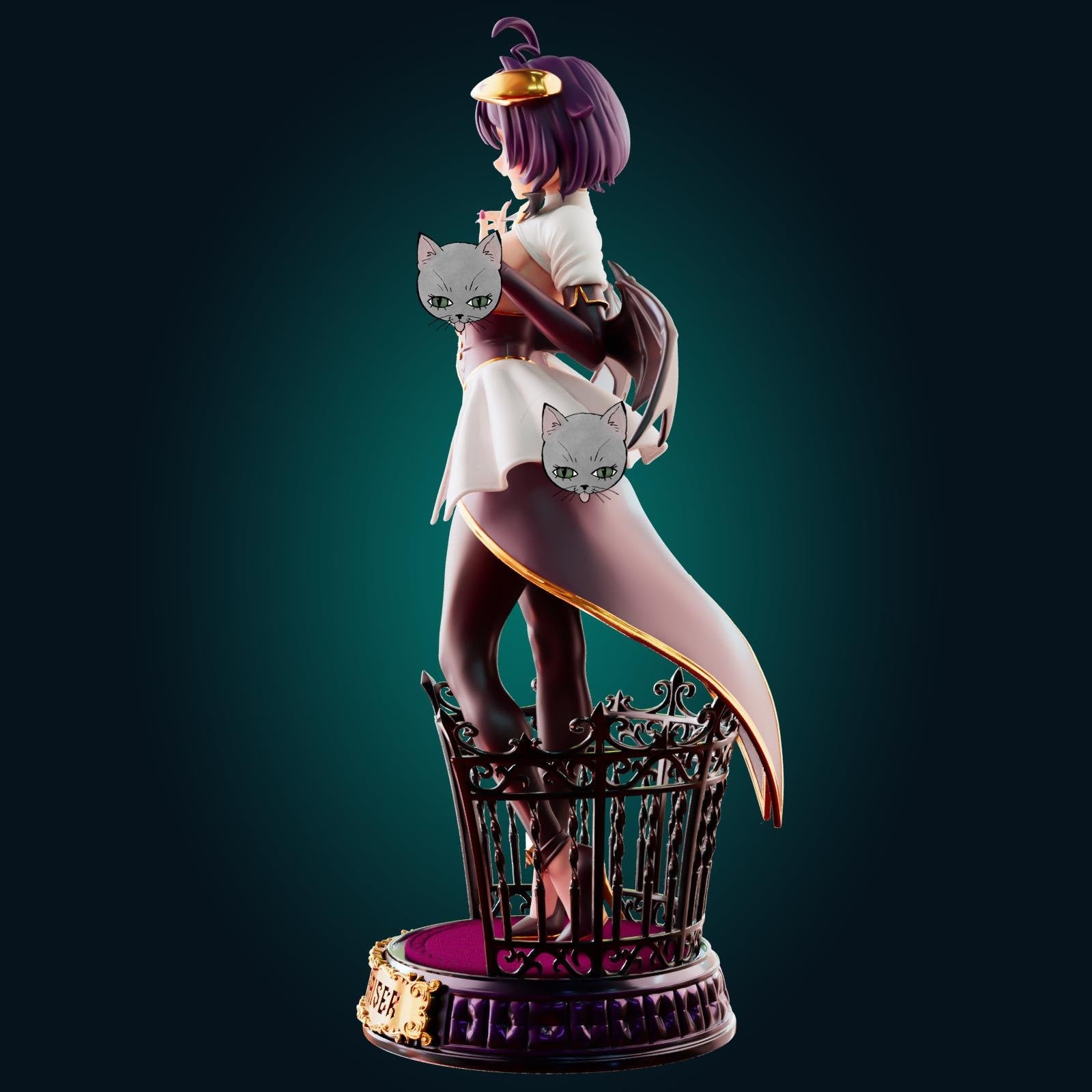 Magical Girl Model Kit | 3D Resin Printed Figurine | Officer Rhu