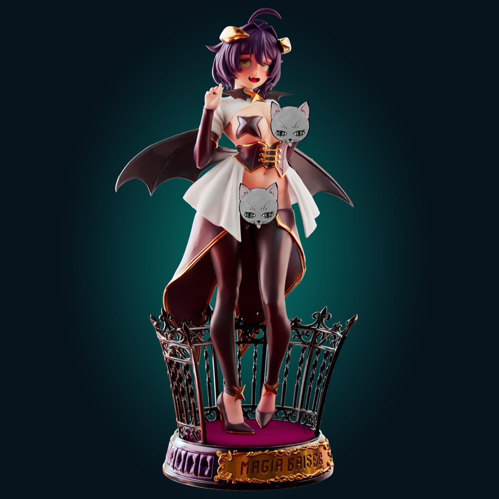 Magical Girl Model Kit | 3D Resin Printed Figurine | Officer Rhu