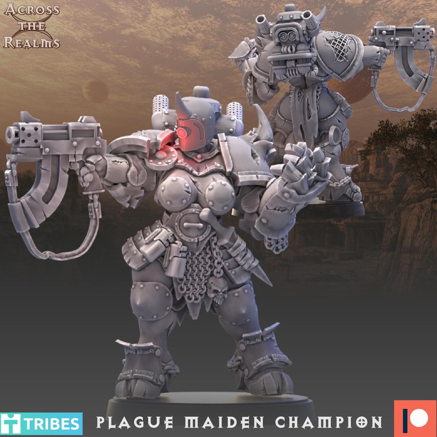 Plague Maiden Champion Miniature | Across the Realms