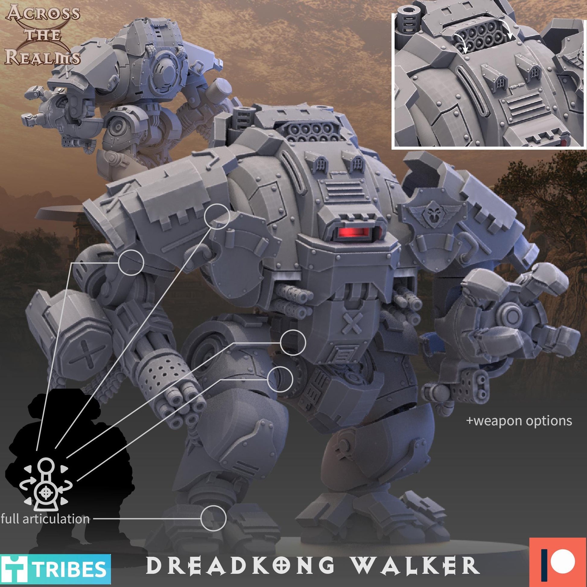 Gorilla Walker Miniature | Across the Realms
