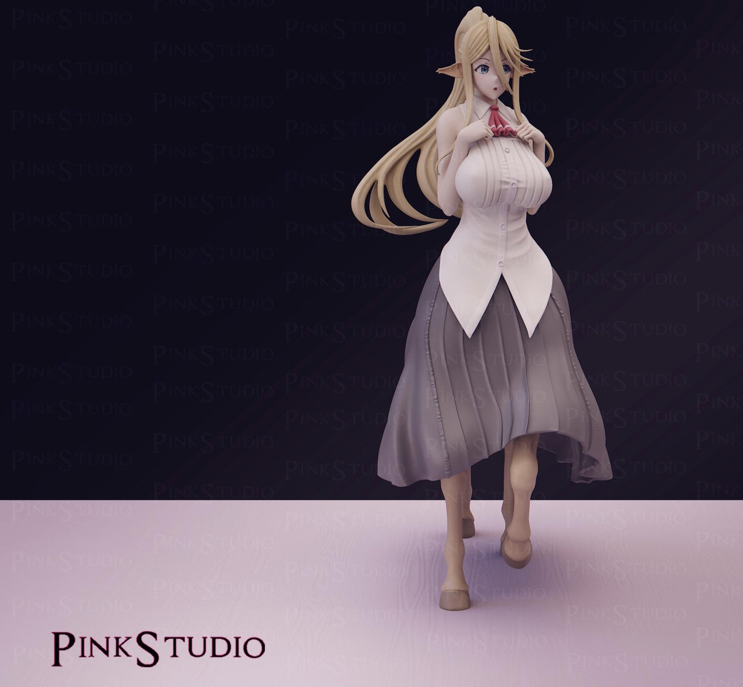 Centaur Girl Model Kit | 3D Resin Printed Figurine | Pink Studio