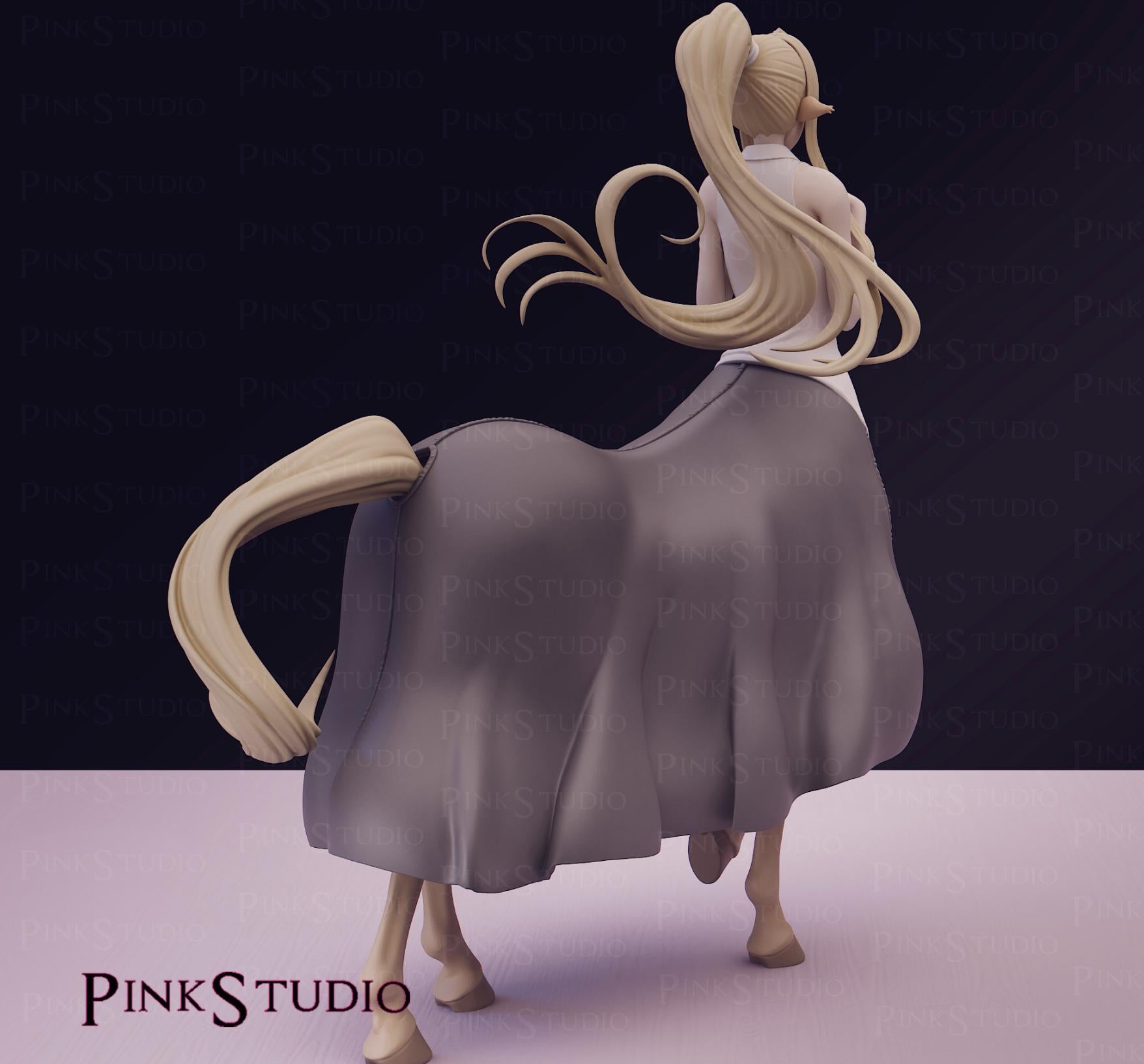 Centaur Girl Model Kit | 3D Resin Printed Figurine | Pink Studio