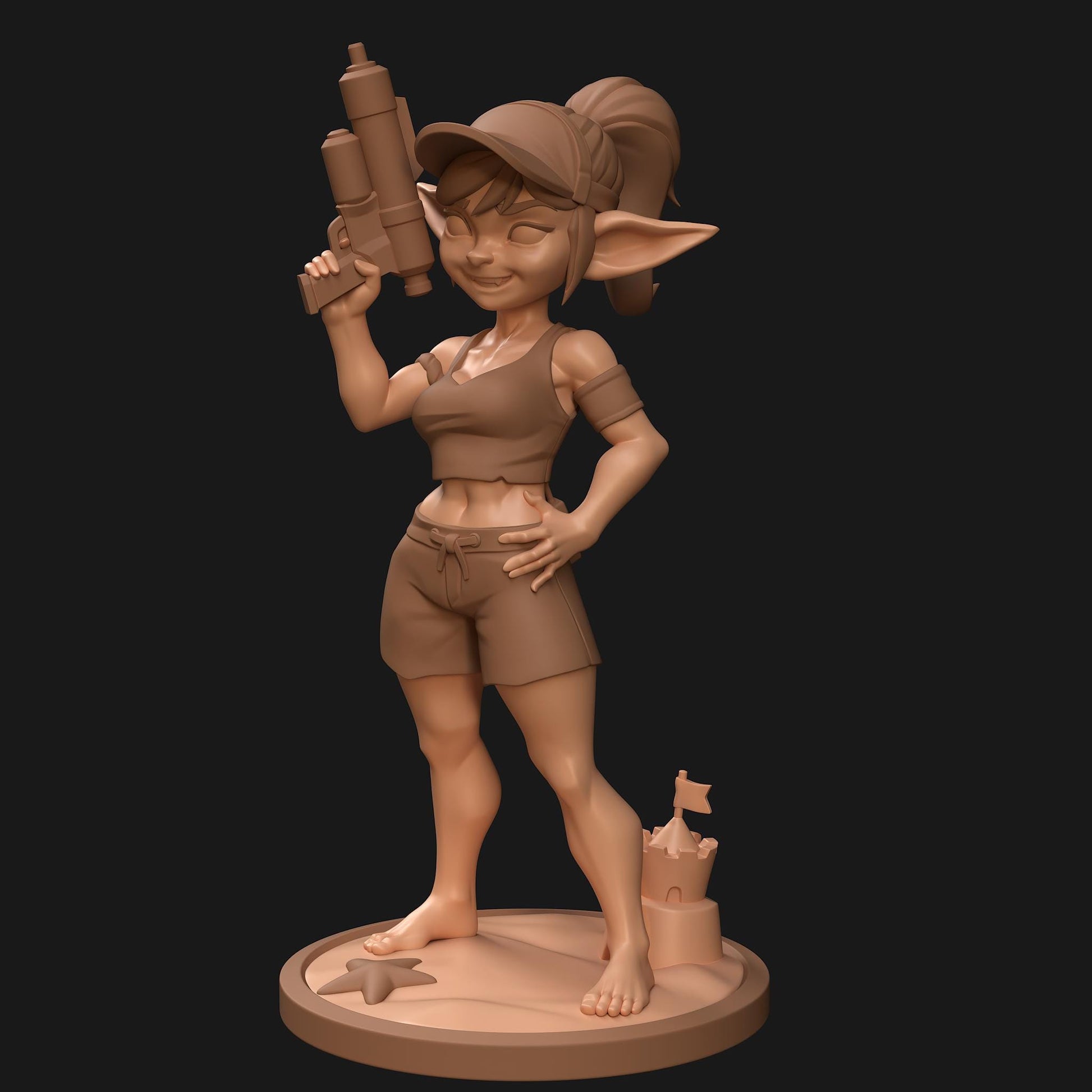 Beach Goblin Miniature | 1ndefference