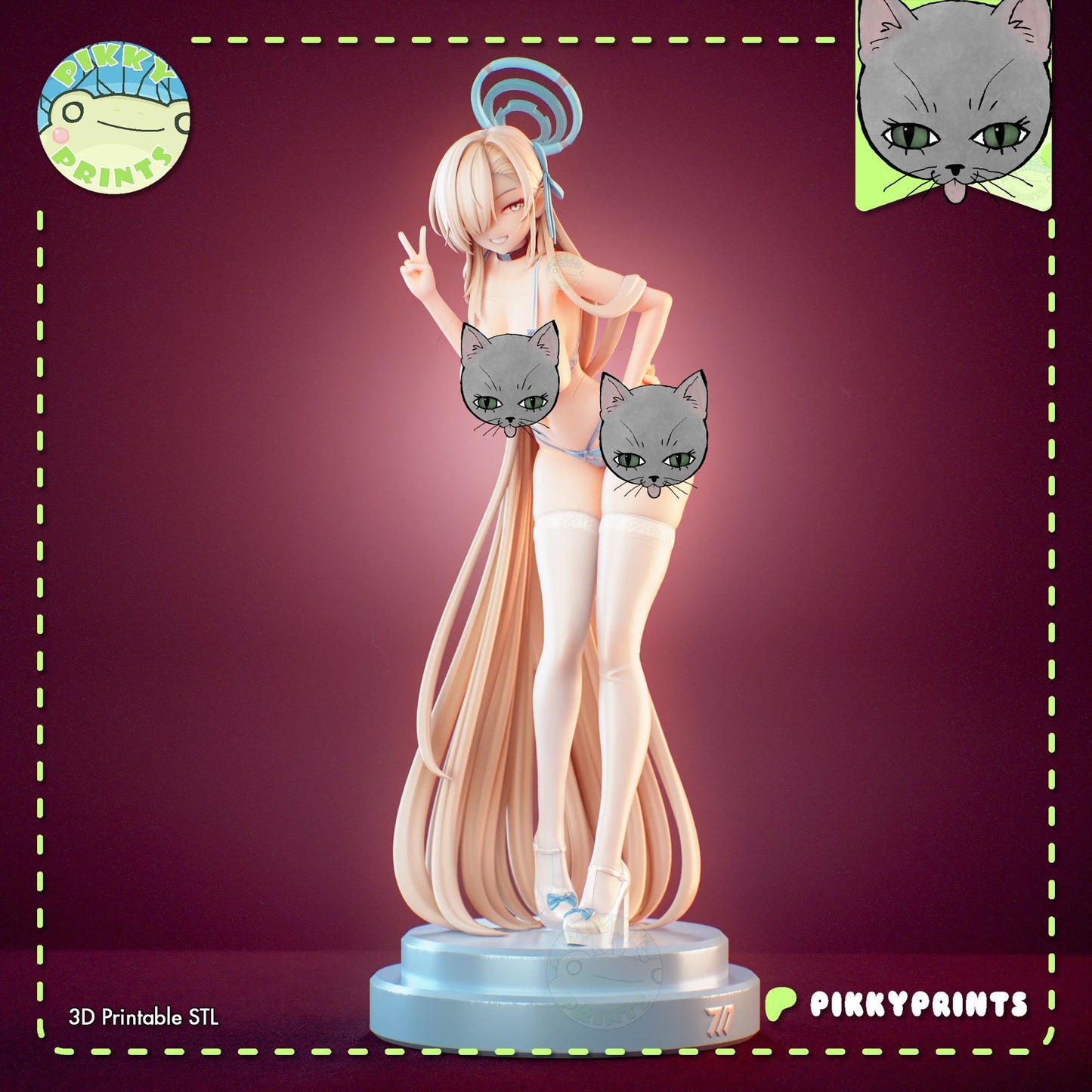 Combat Girl Model Kit | Pikky Prints