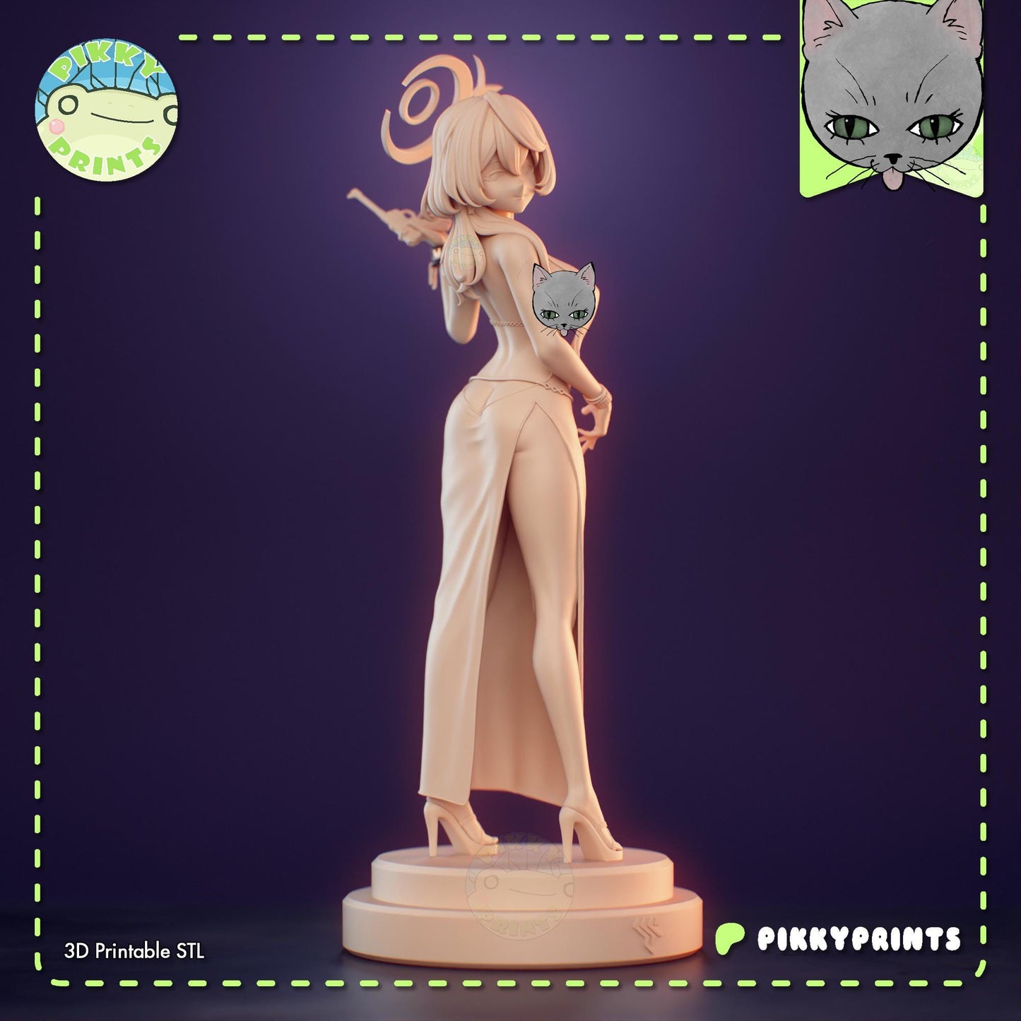 Combat Girl Model Kit | Pikky Prints