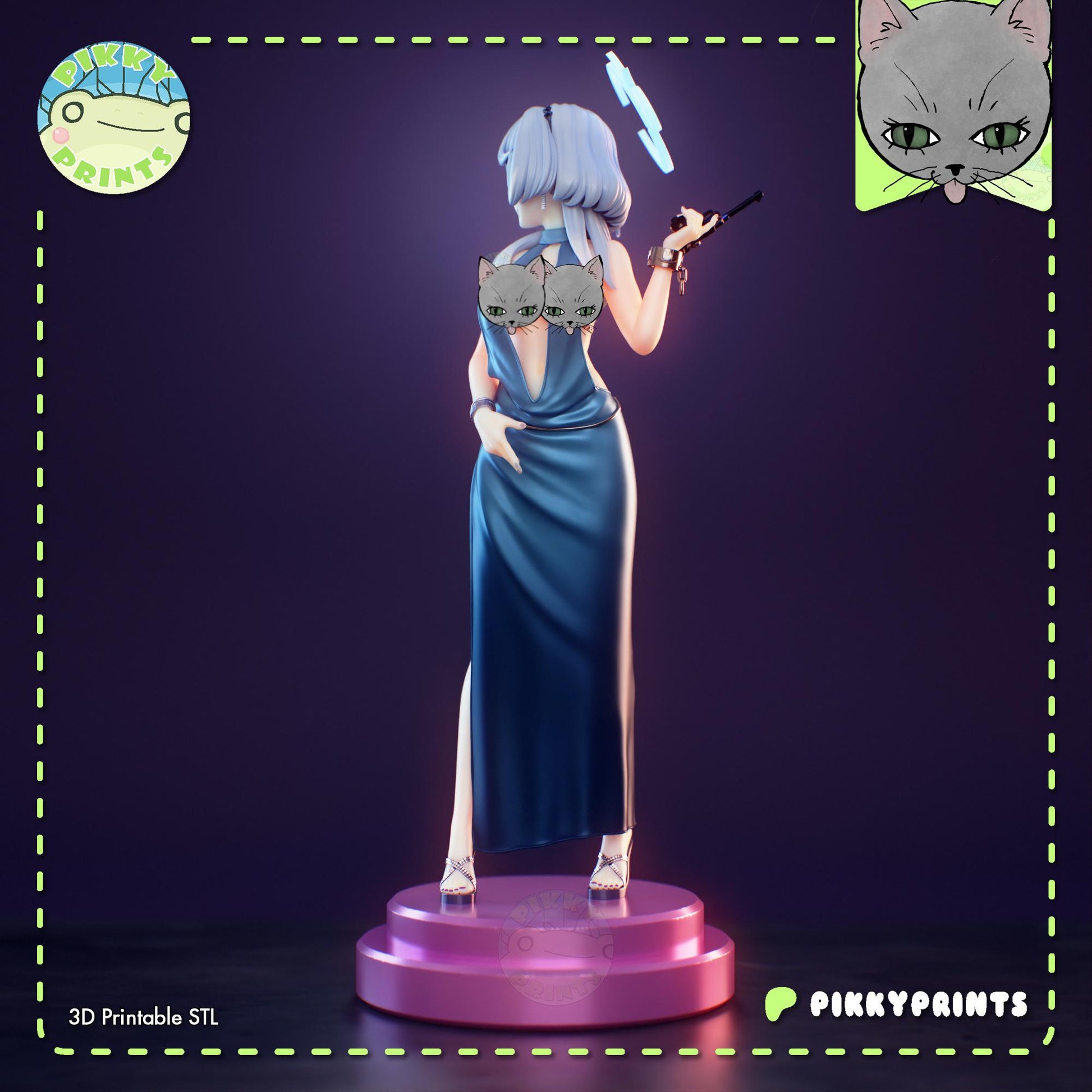 Combat Girl Model Kit | Pikky Prints