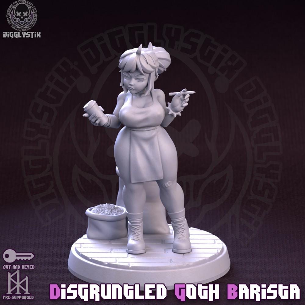 Inappropriate Barista Miniatures | Jigglystix