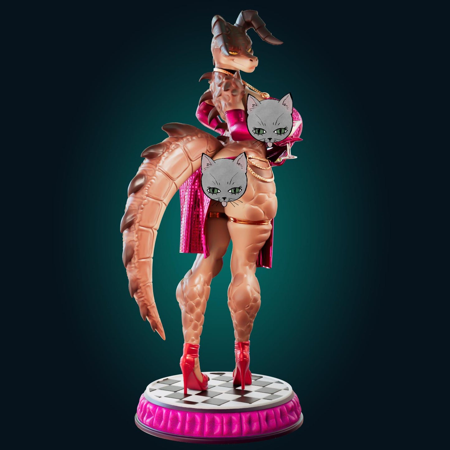 Dragon Lady Model Kit | 3D Resin Printed Figurine | Officer Rhu