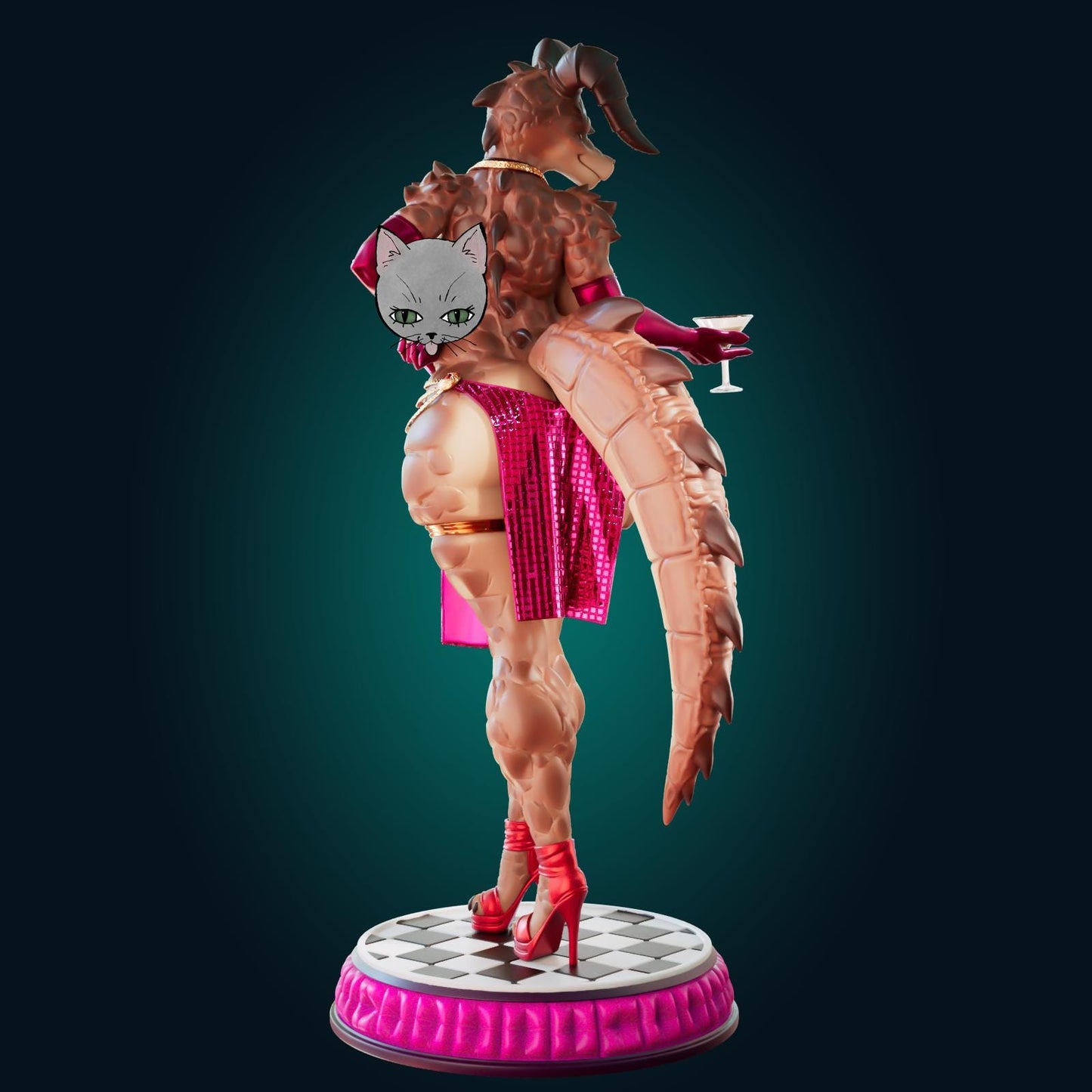 Dragon Lady Model Kit | 3D Resin Printed Figurine | Officer Rhu