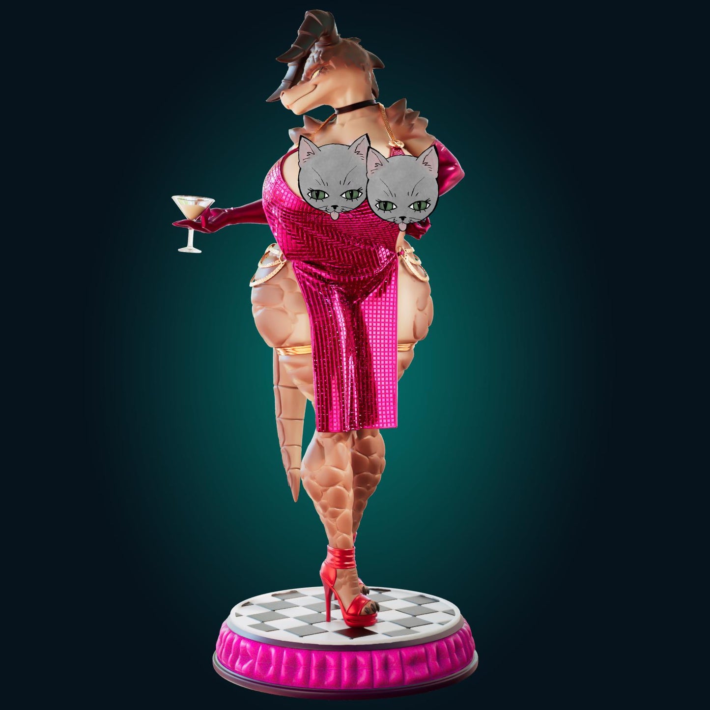Dragon Lady Model Kit | 3D Resin Printed Figurine | Officer Rhu