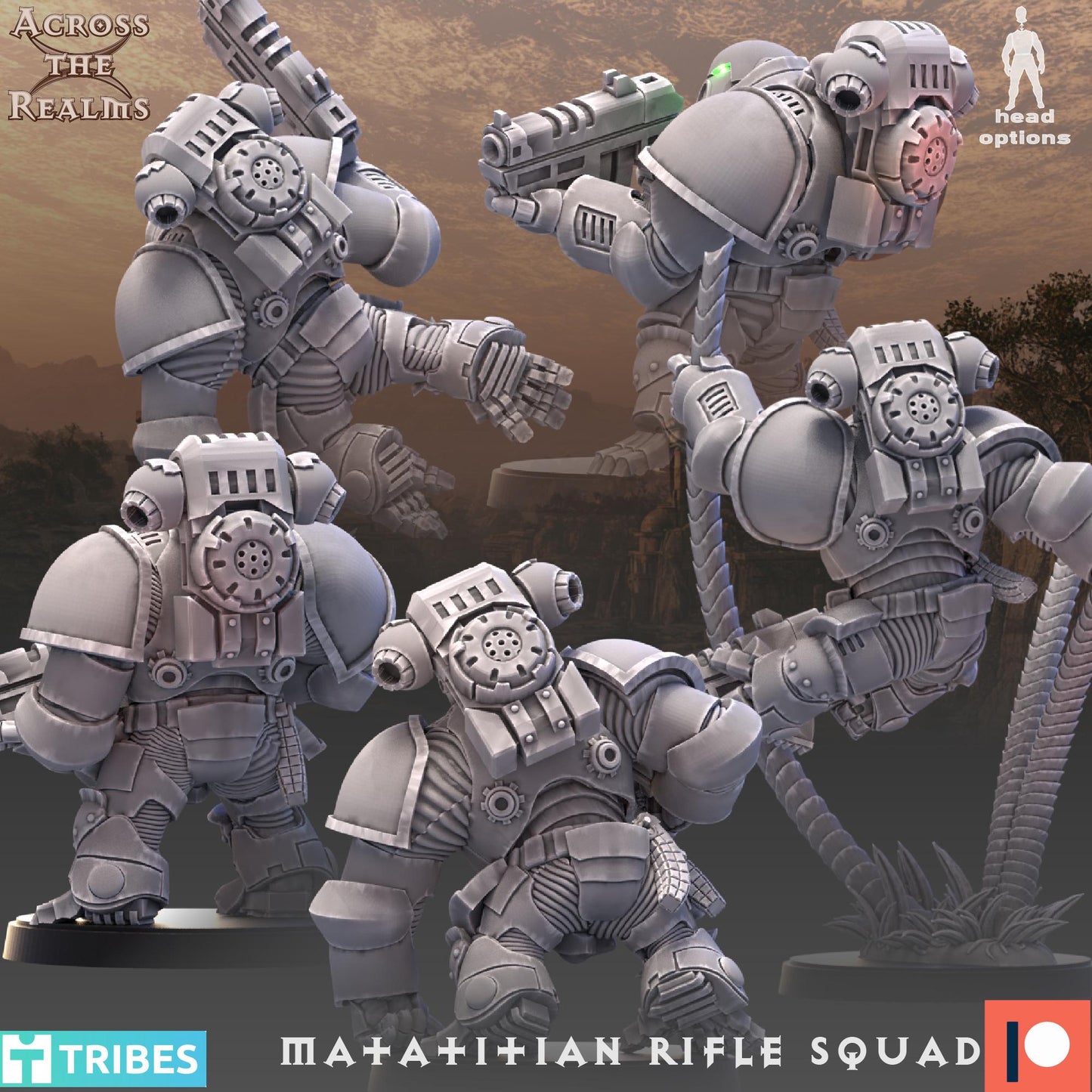 Gorilla Squad Rifle Squad Miniature | Across the Realms