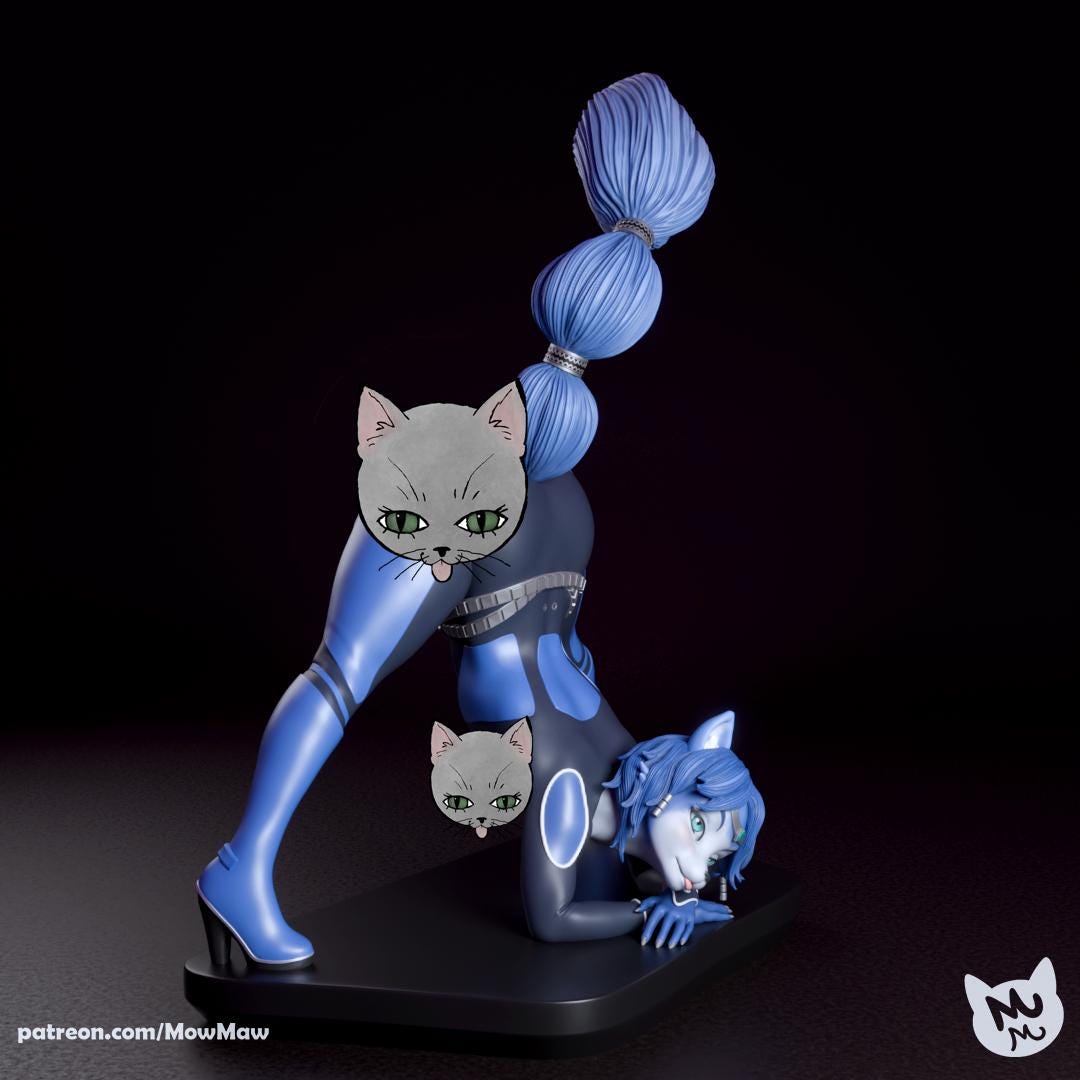 Fox Girl Model Kit | Mow Maw