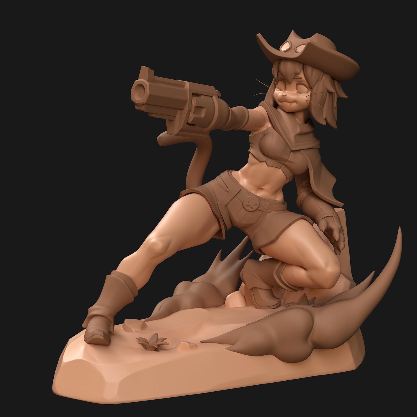 Cat Girl Miniature | 1ndefference