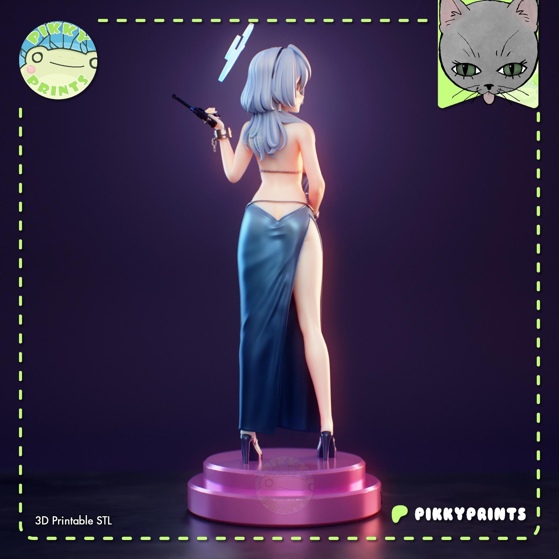 Combat Girl Model Kit | Pikky Prints