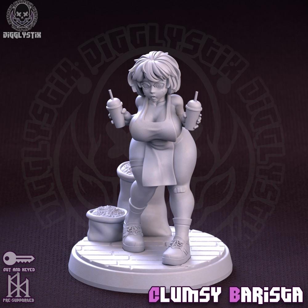 Inappropriate Barista Miniatures | Jigglystix