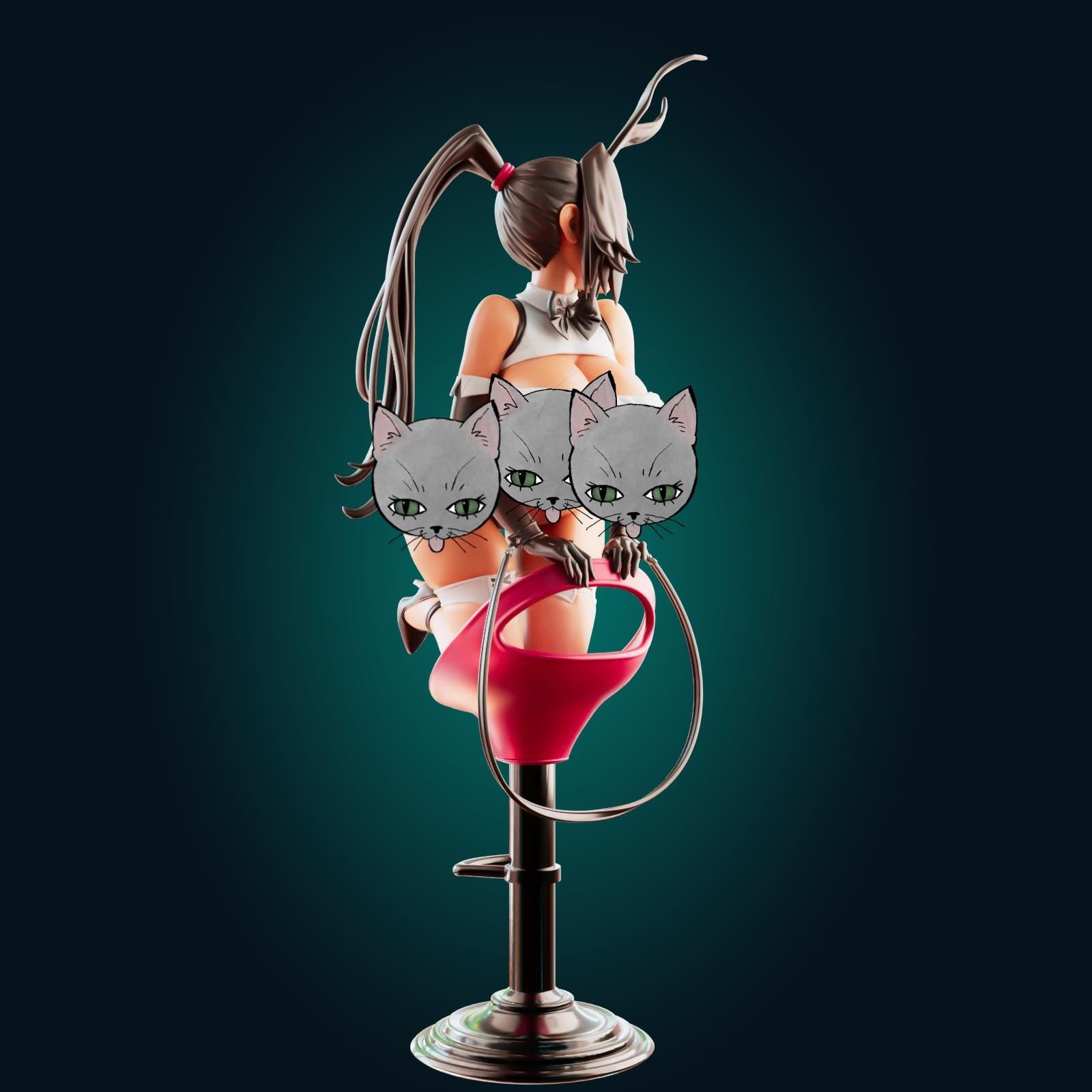 Bunny Girl Model Kit | 3D Resin Printed Figurine | Officer Rhu