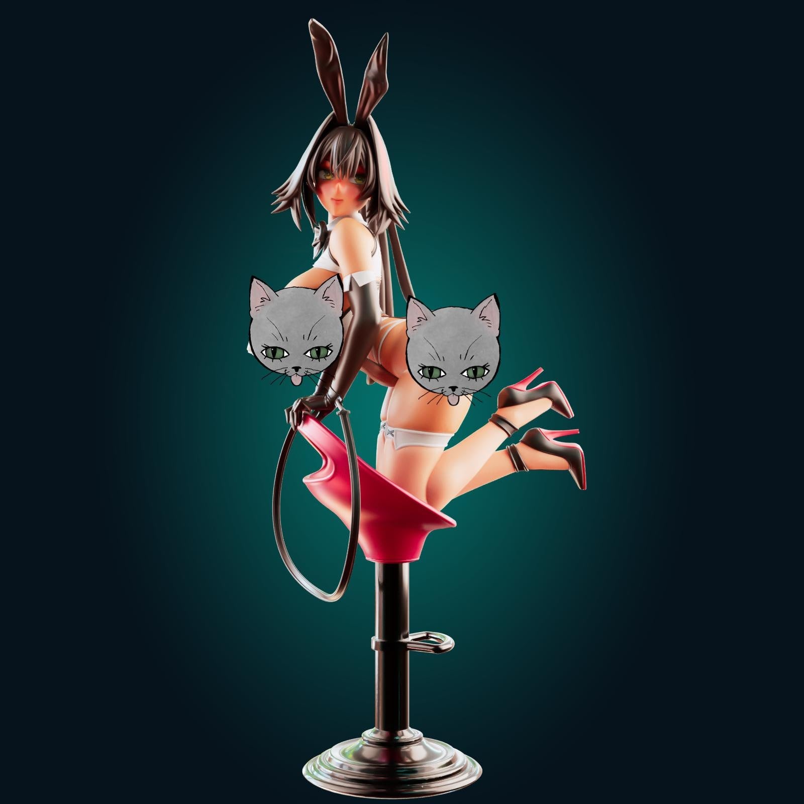 Bunny Girl Model Kit | 3D Resin Printed Figurine | Officer Rhu