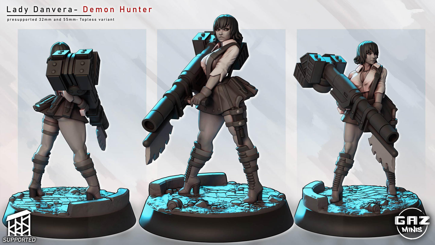 Lady Danvera - Demon Hunter | Tabletop Miniature | Gaz Minis