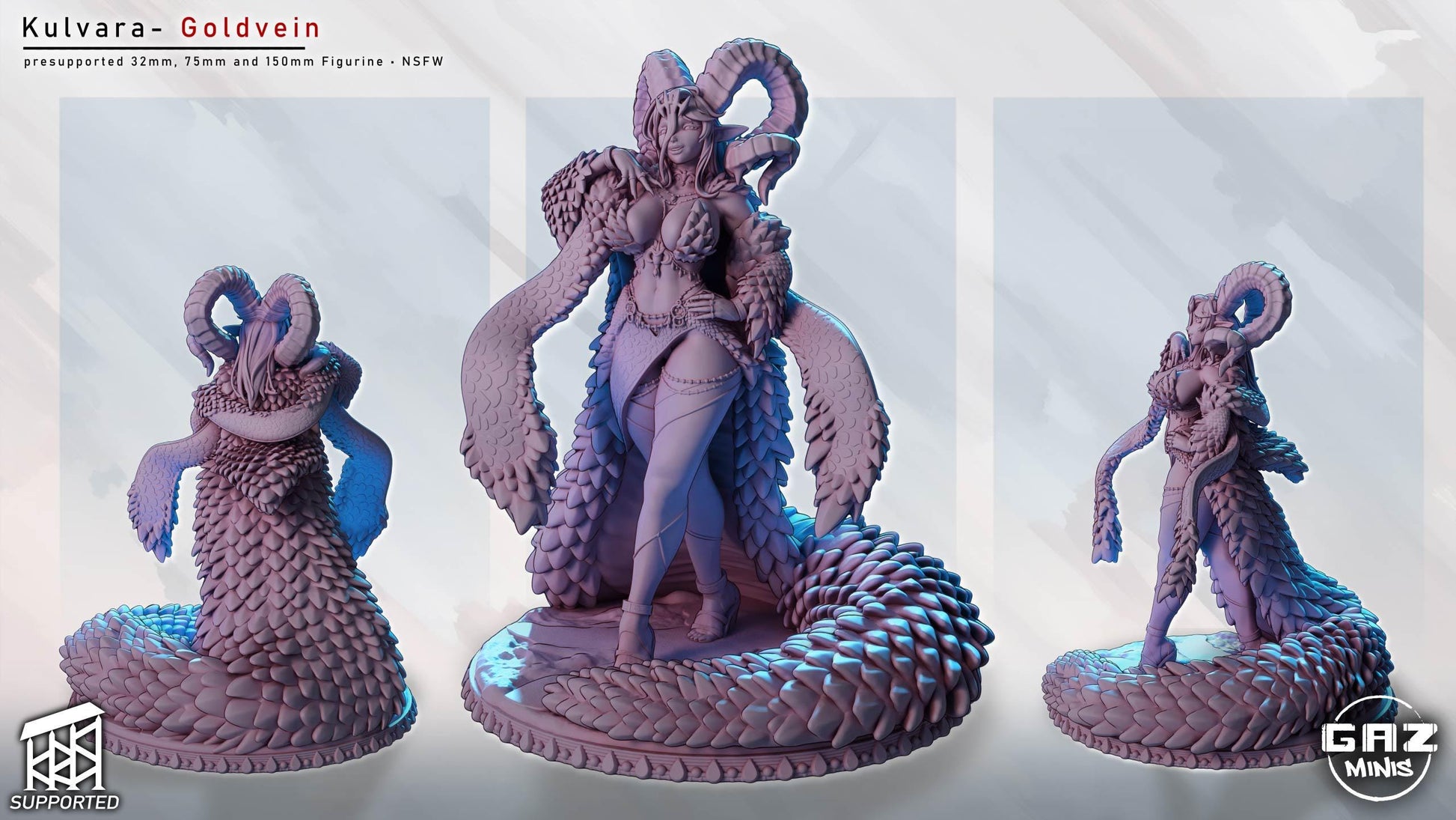 Kulvara Goldvein | Tabletop Miniature | Gaz Minis
