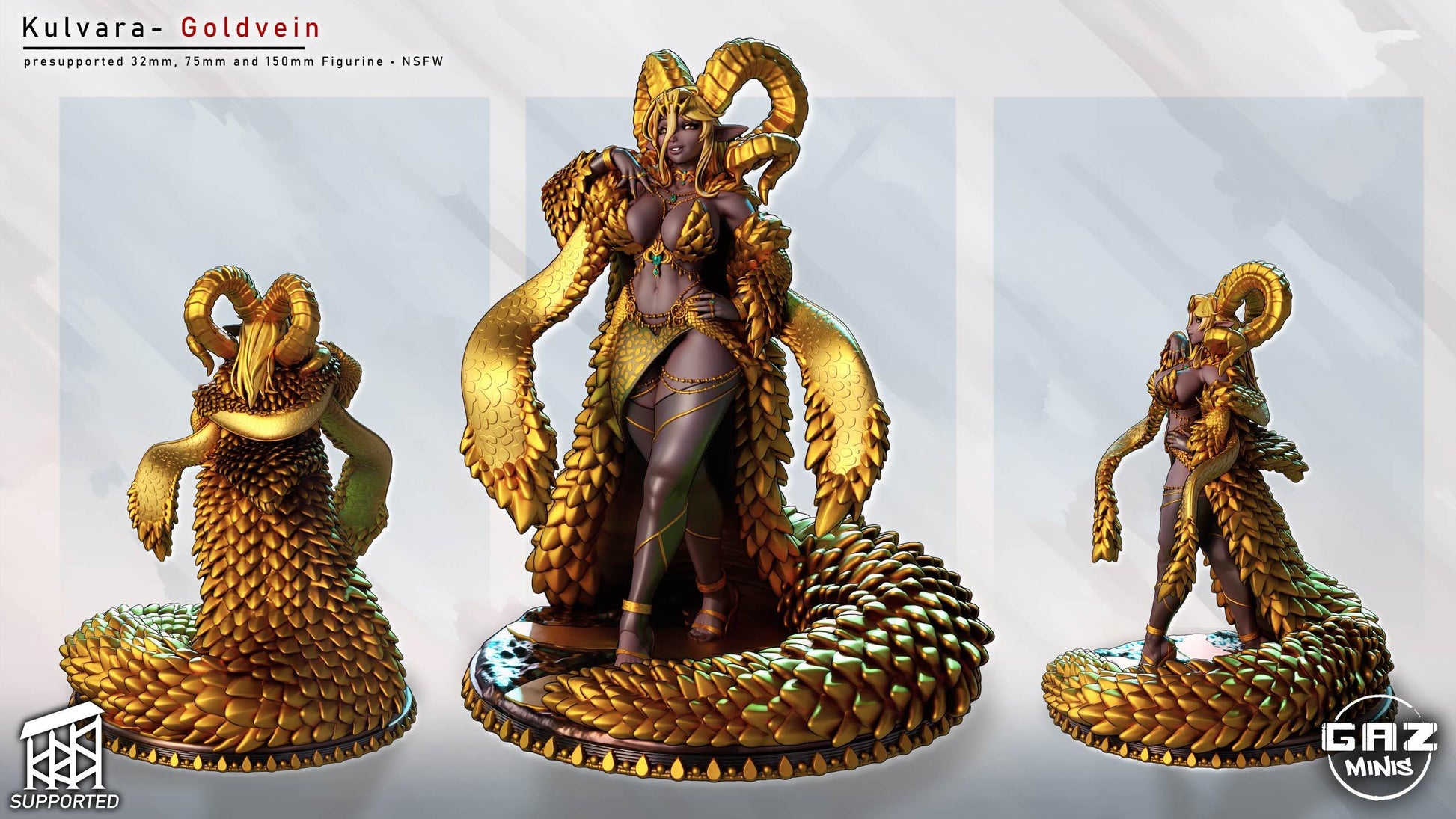 Kulvara Goldvein | Tabletop Miniature | Gaz Minis