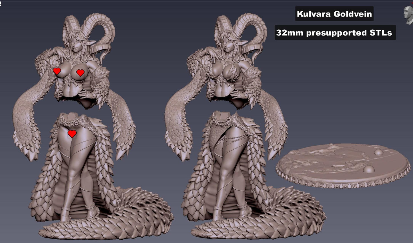Kulvara Goldvein | Tabletop Miniature | Gaz Minis