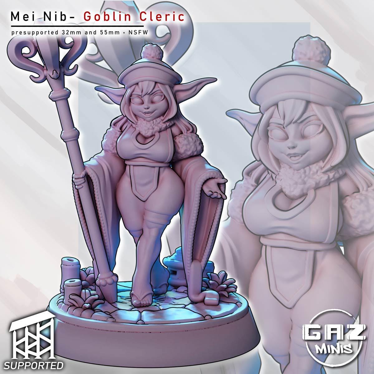 Mei Nib - Goblin Cleric | Tabletop Miniature | Gaz Minis