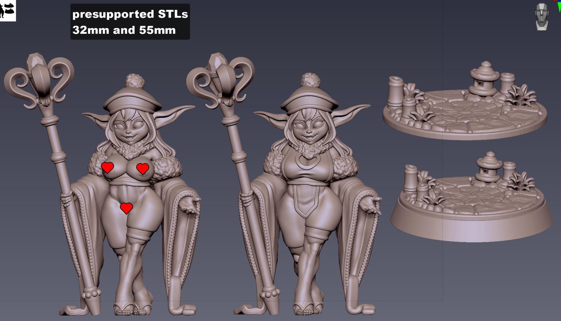 Mei Nib - Goblin Cleric | Tabletop Miniature | Gaz Minis
