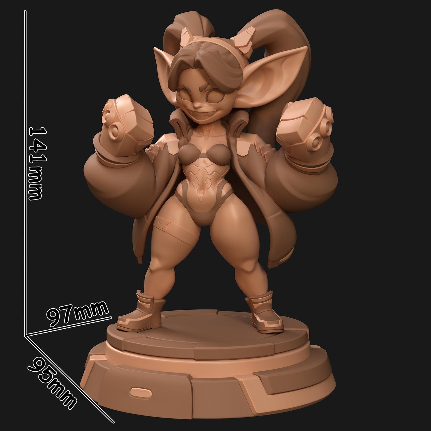 Cyber Goblin Miniature | 1ndefference