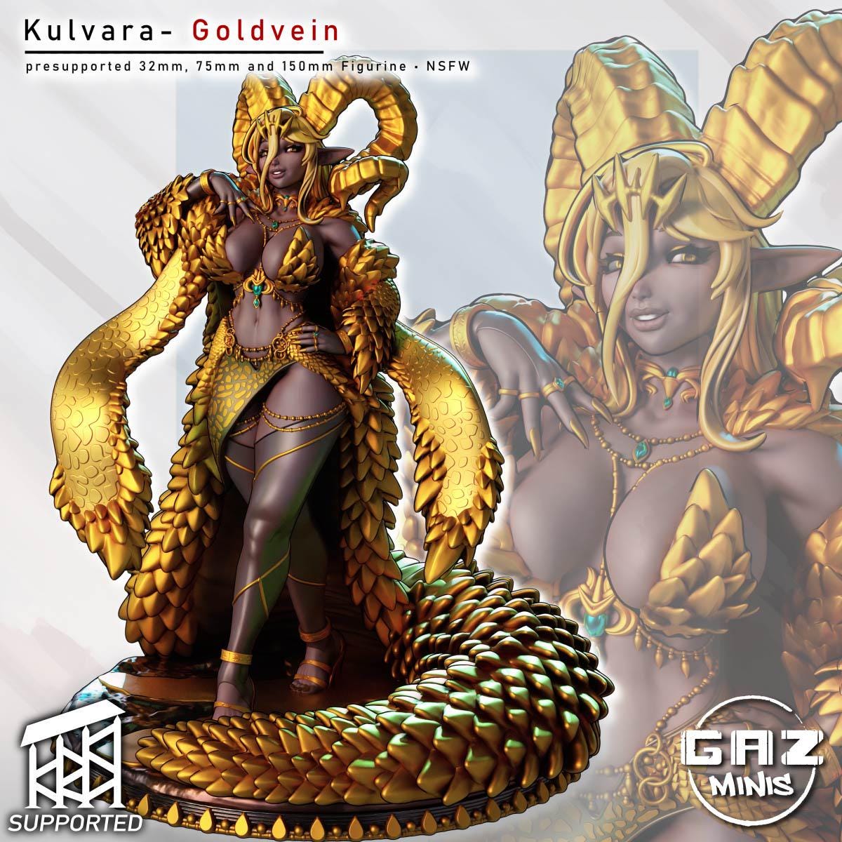 Kulvara Goldvein | Tabletop Miniature | Gaz Minis