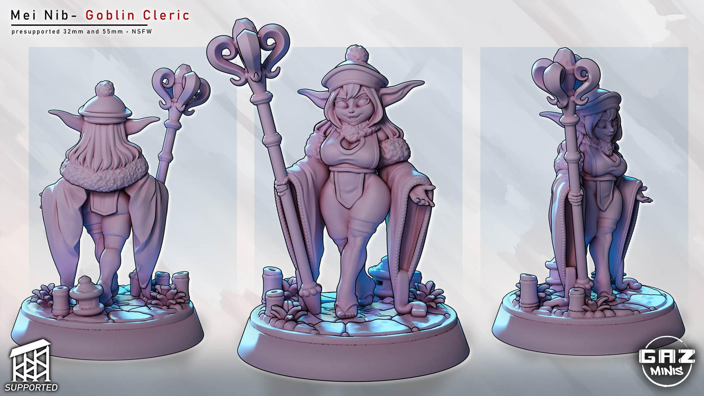 Mei Nib - Goblin Cleric | Tabletop Miniature | Gaz Minis