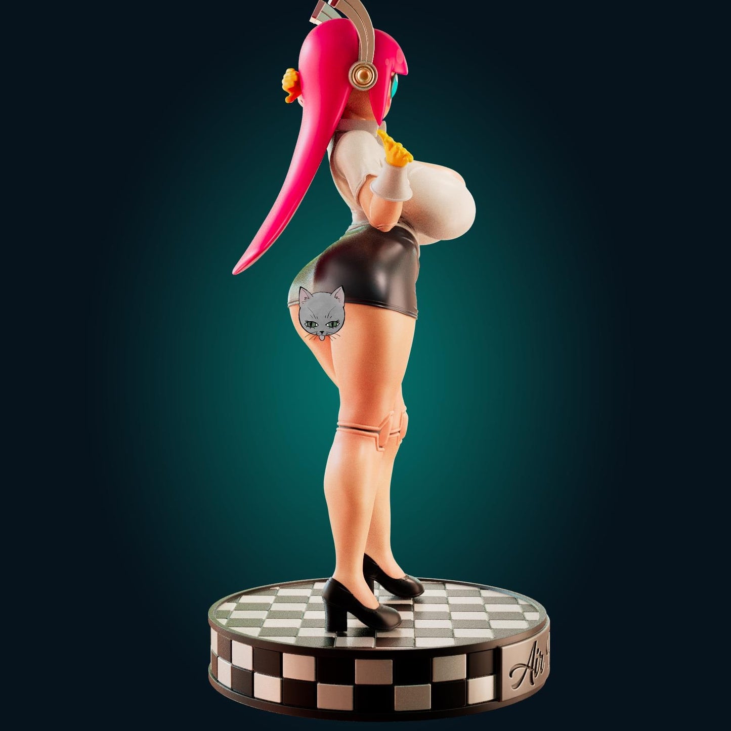 Robot Girl Model Kit | 3D Resin Printed Figurine | Officer Rhu