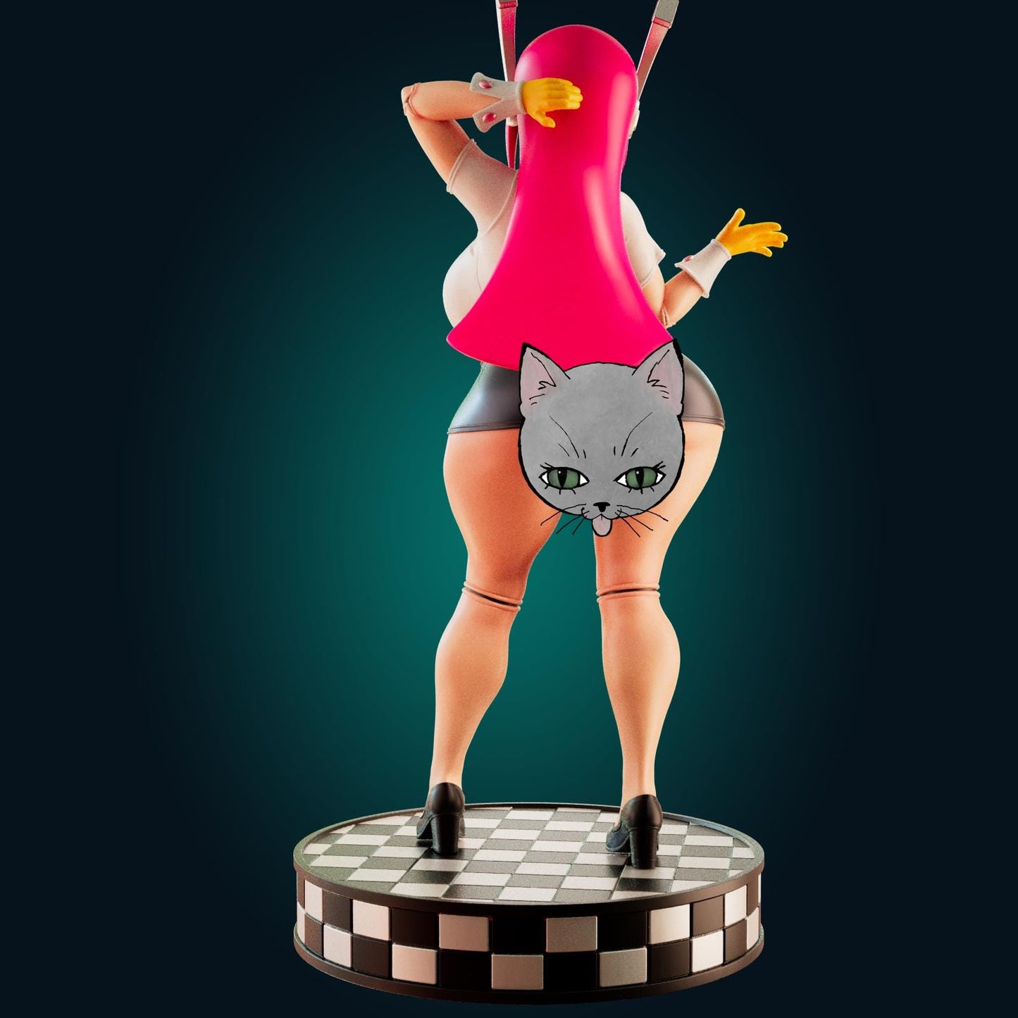 Robot Girl Model Kit | 3D Resin Printed Figurine | Officer Rhu