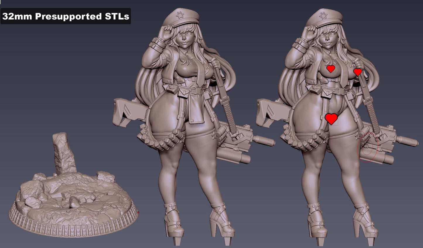 Ravia - Heavy Gunner | Gaz Minis