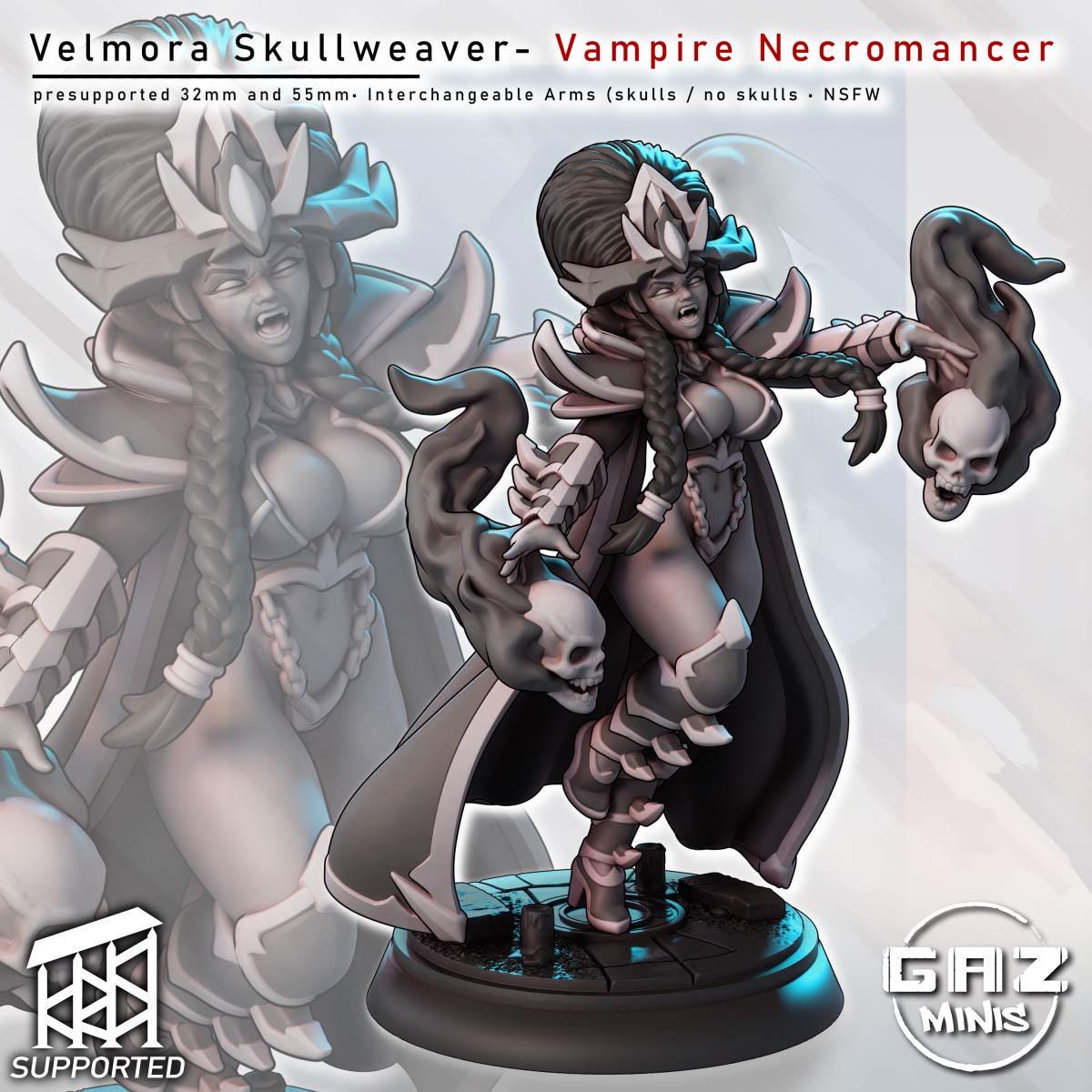 Velmora Skullweaver - Vampire Necromancer | Gaz Minis