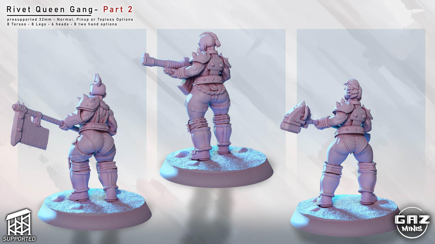 Rivet Queen Gang Part 2 | Miniature Squad | Gaz Minis