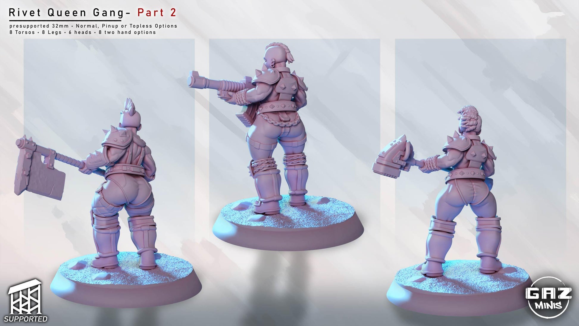 Rivet Queen Gang Part 2 | Miniature Squad | Gaz Minis