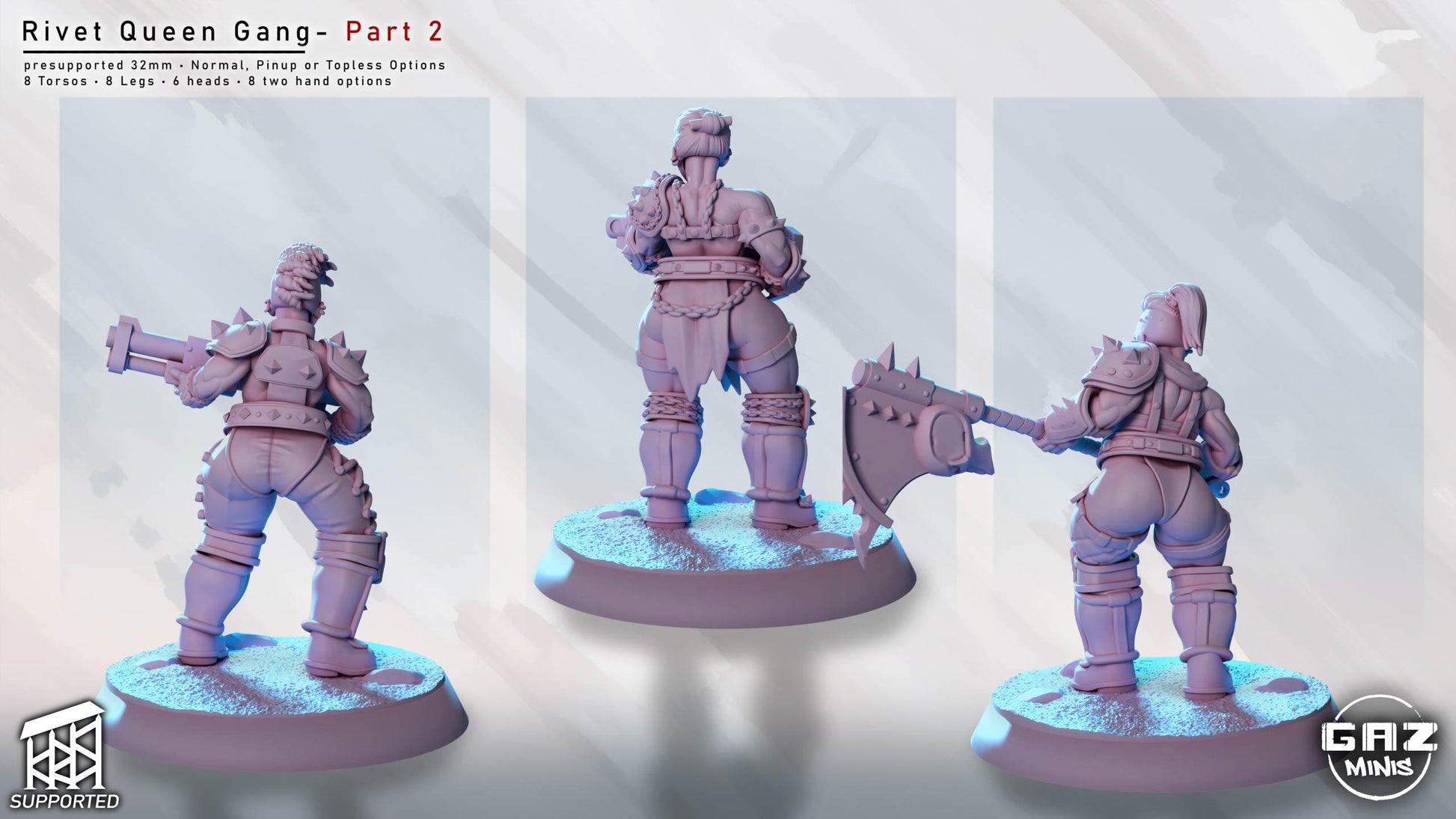 Rivet Queen Gang Part 2 | Miniature Squad | Gaz Minis