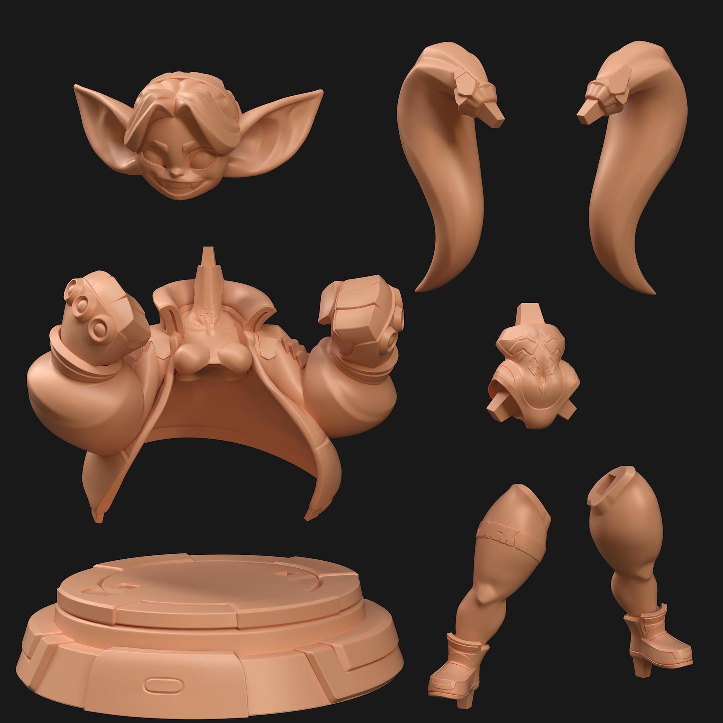 Cyber Goblin Miniature | 1ndefference