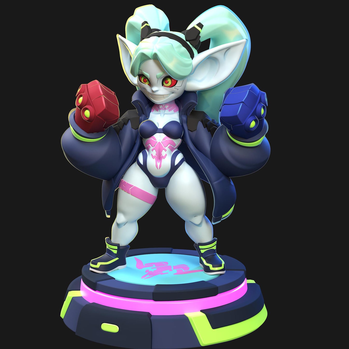 Cyber Goblin Miniature | 1ndefference