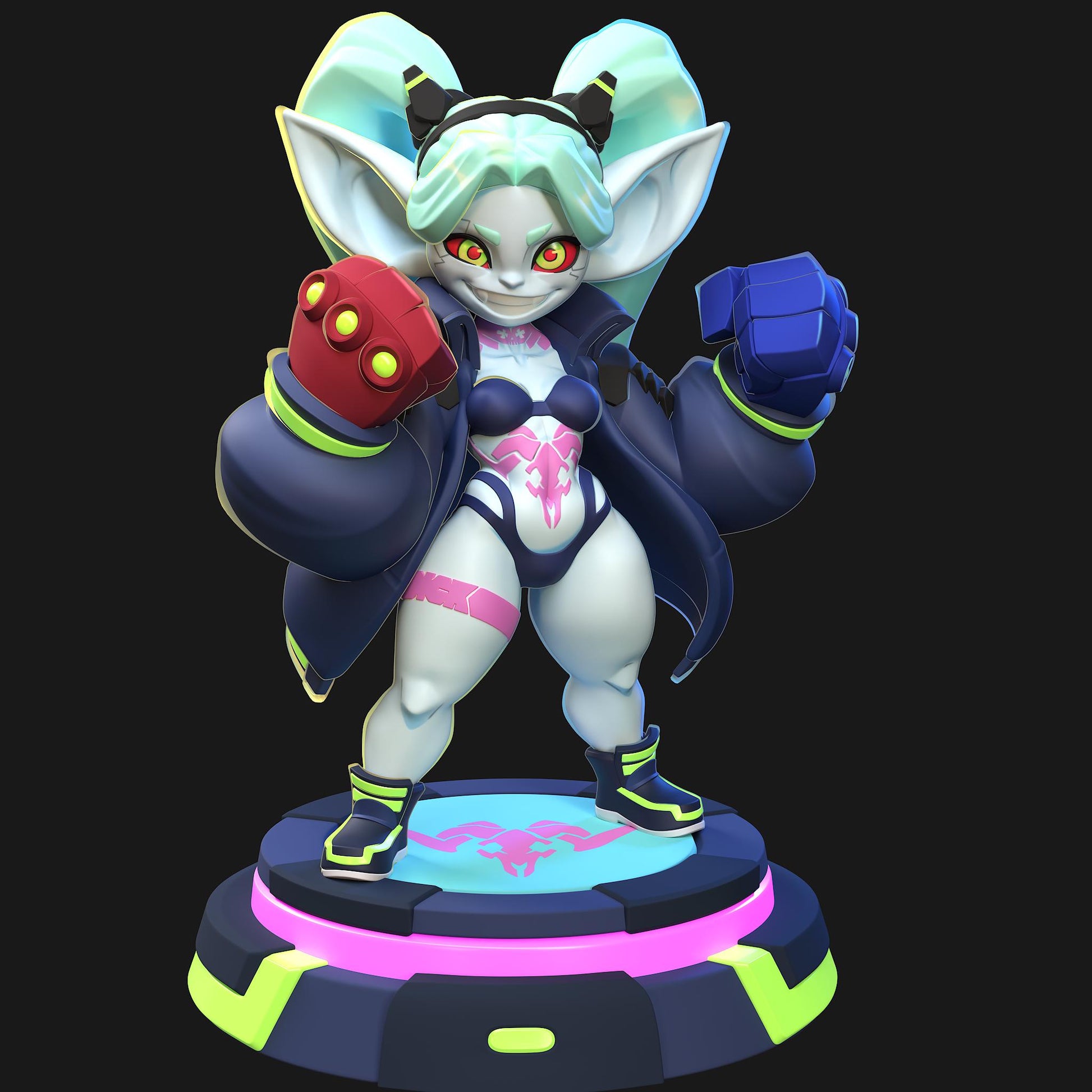 Cyber Goblin Miniature | 1ndefference