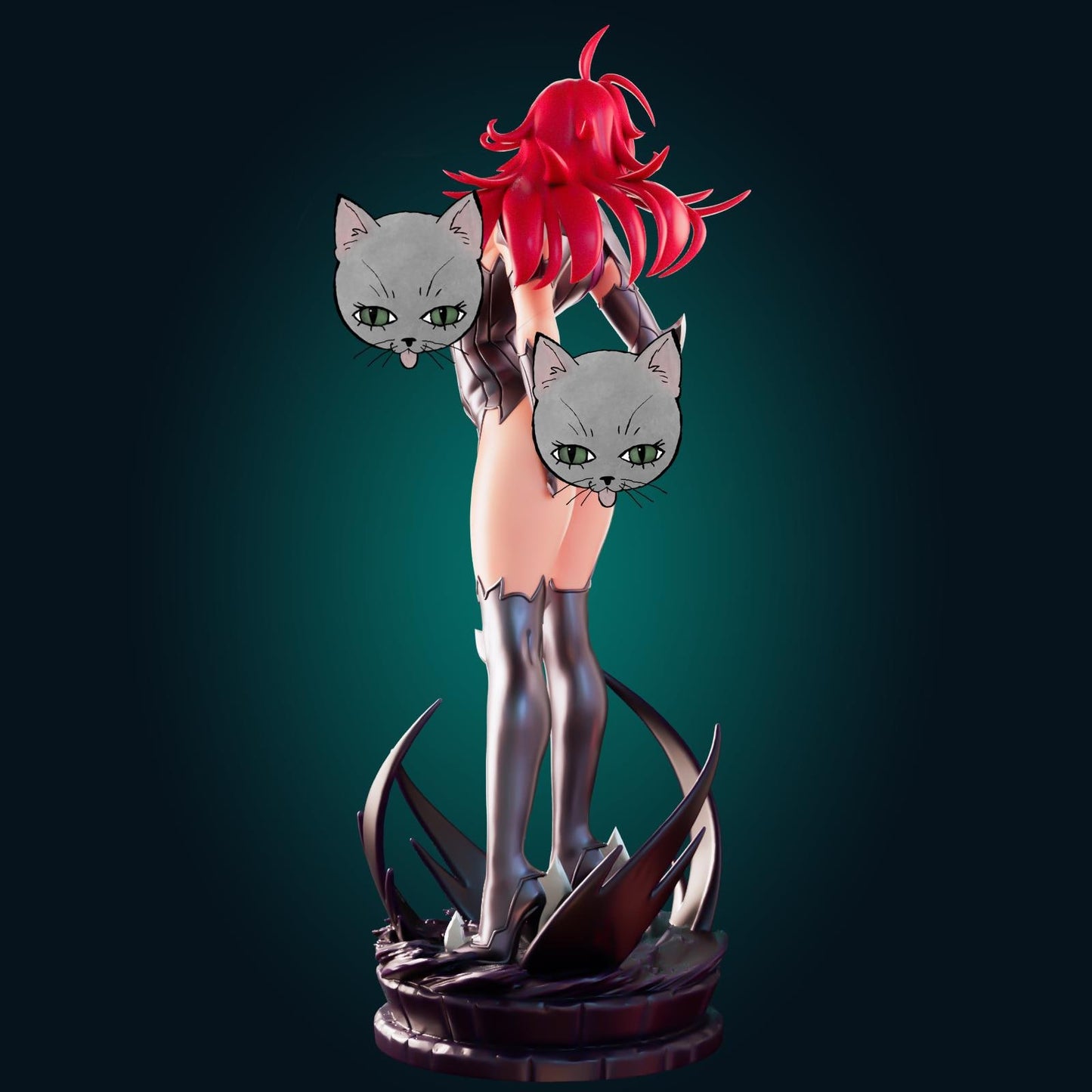 Warrior Lady Model Kit | 3D Resin Printed Figurine | Officer Rhu