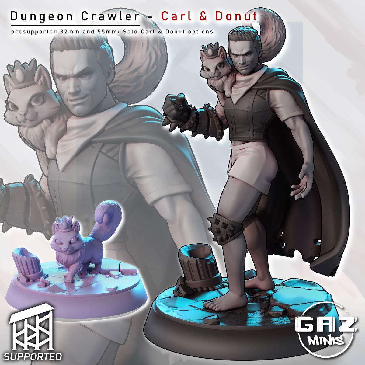 Dungeon Crawler - Carl & Donut | Gaz Minis