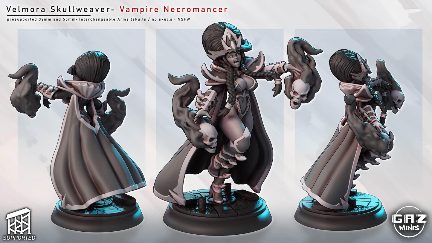Velmora Skullweaver - Vampire Necromancer | Gaz Minis