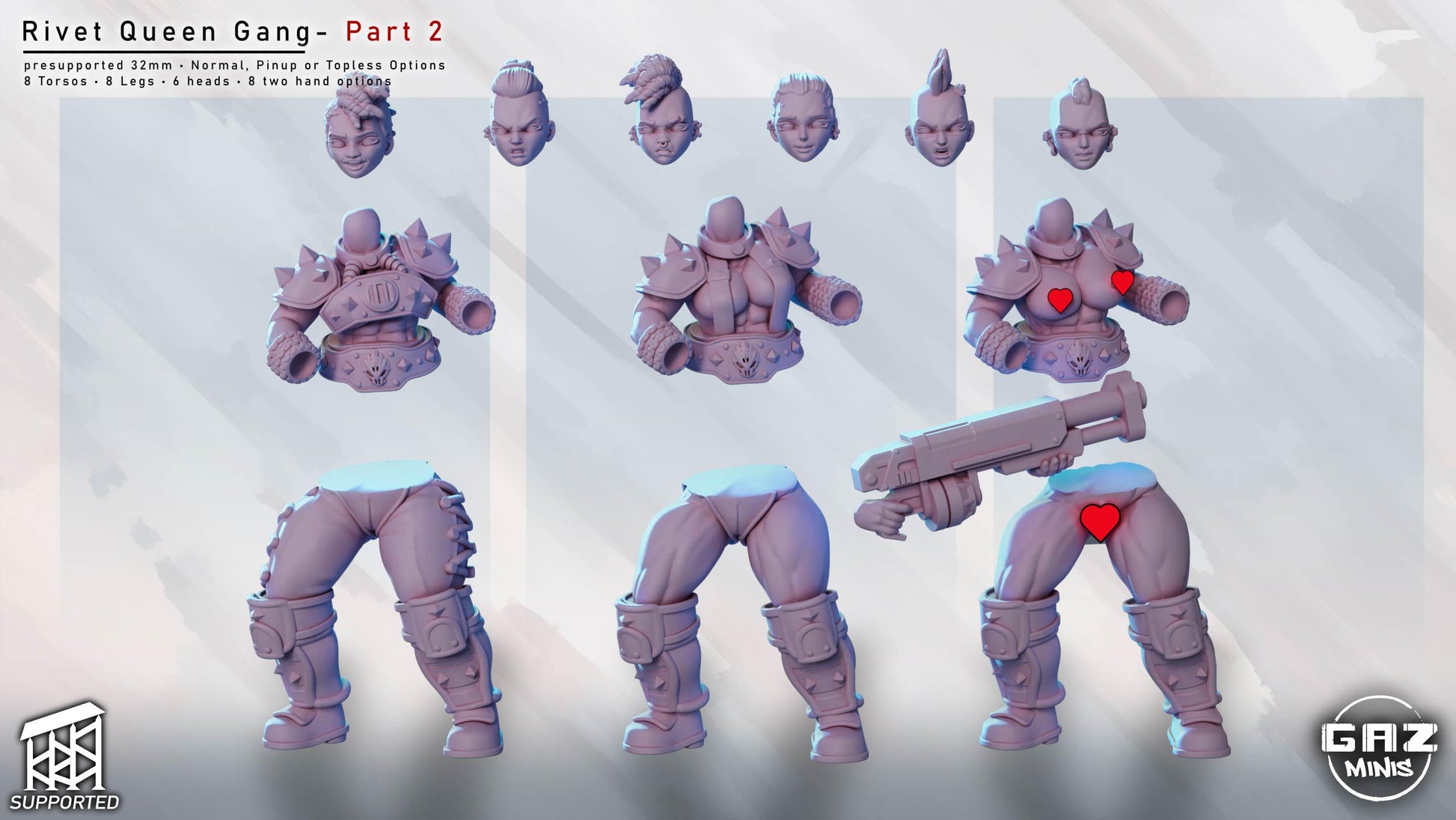 Rivet Queen Gang Part 2 | Miniature Squad | Gaz Minis